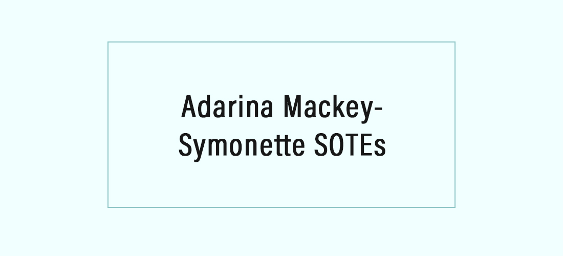 Adarina Mackey-Symonette SOTEs